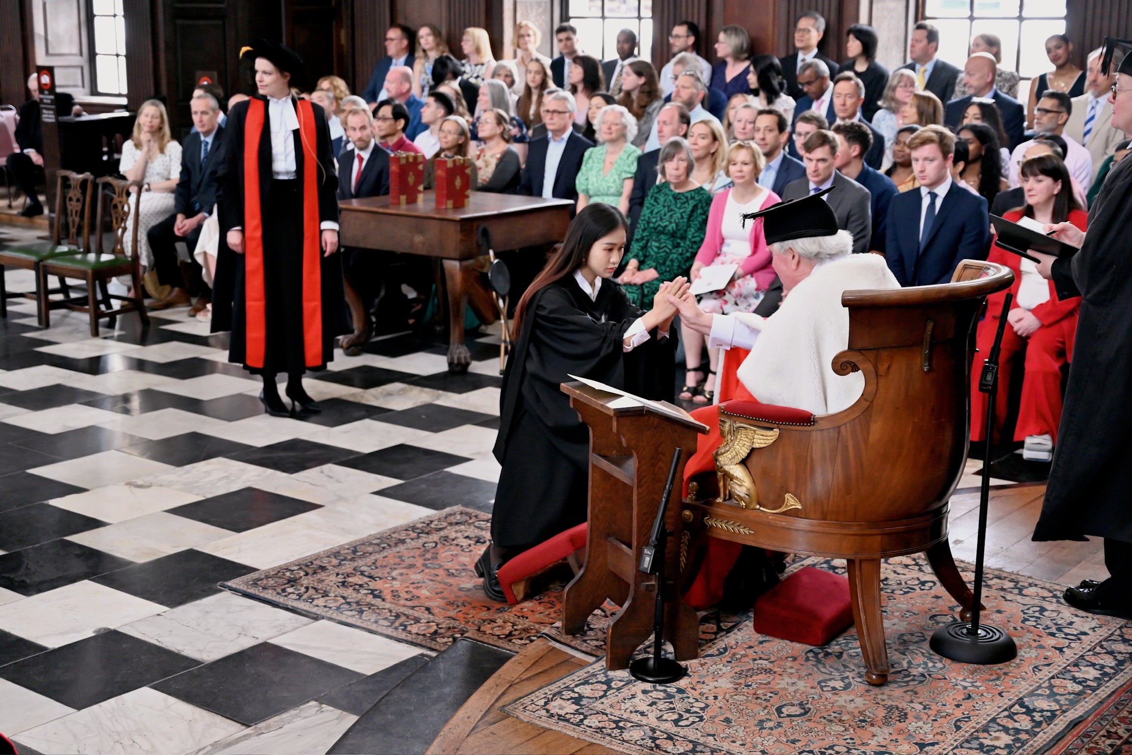 Side profile portrait of a woman
